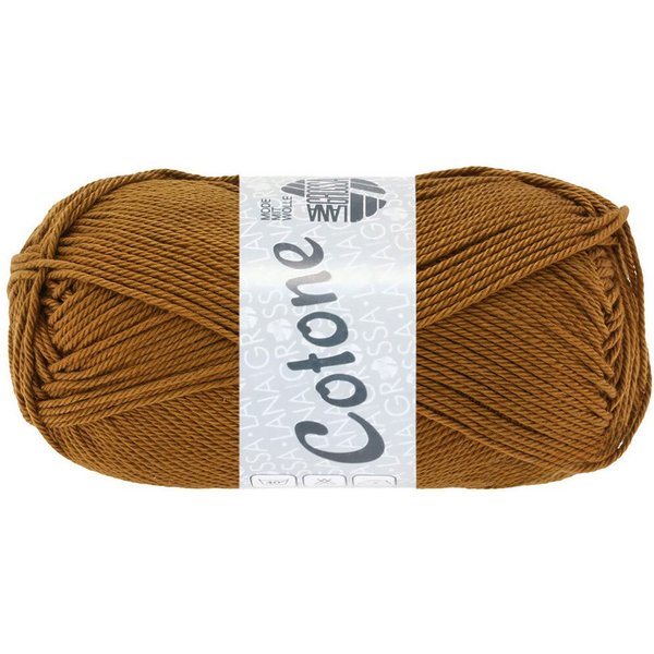 LANA GROSSA COTONE Häkelwolle, 125 m (vielseitiges Baumwoll-Basicgarn), 50 g