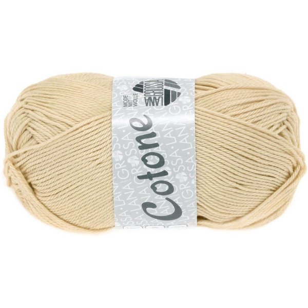 LANA GROSSA COTONE Häkelwolle, 125 m (vielseitiges Baumwoll-Basicgarn), 50 g