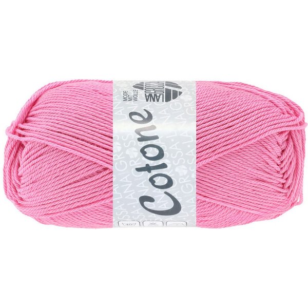 LANA GROSSA COTONE Häkelwolle, 125 m (vielseitiges Baumwoll-Basicgarn), 50 g