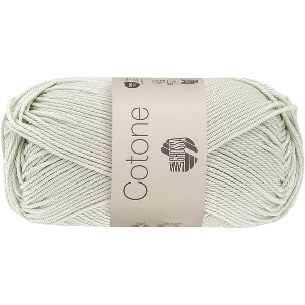 LANA GROSSA COTONE Häkelwolle, 125 m (vielseitiges Baumwoll-Basicgarn), 50 g