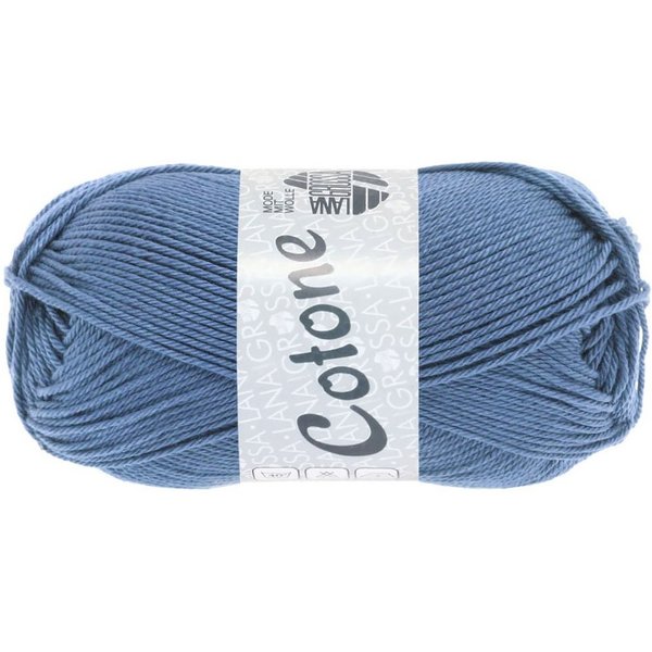 LANA GROSSA COTONE Häkelwolle, 125 m (vielseitiges Baumwoll-Basicgarn), 50 g