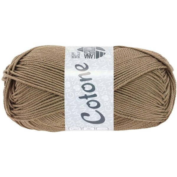 LANA GROSSA COTONE Häkelwolle, 125 m (vielseitiges Baumwoll-Basicgarn), 50 g