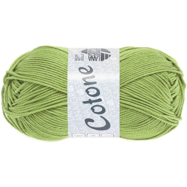 LANA GROSSA COTONE Häkelwolle, 125 m (vielseitiges Baumwoll-Basicgarn), 50 g
