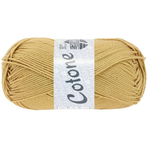 LANA GROSSA COTONE Häkelwolle, 125 m (vielseitiges Baumwoll-Basicgarn), 50 g