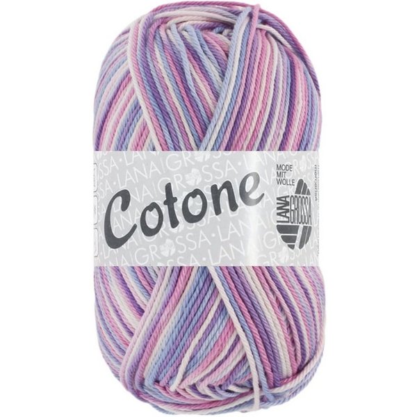 LANA GROSSA Cotone Print Häkelwolle, 125 m