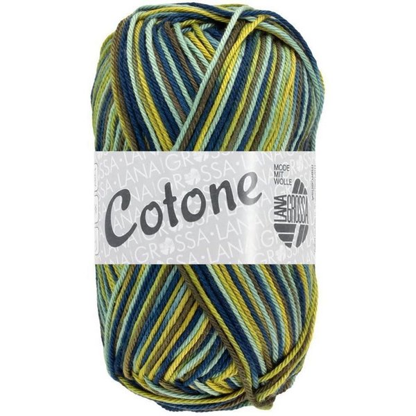 LANA GROSSA Cotone Print Häkelwolle, 125 m