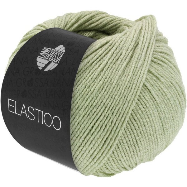 LANA GROSSA ELASTICO Häkelwolle, 160 m (extraweiches Baumwollgarn mit leichtem Stretch-Anteil), 50 g