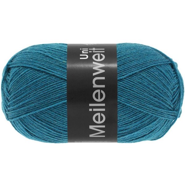 LANA GROSSA MEILENWEIT 100 g UNI 4-fach Sockenwolle Häkelwolle, 420 m (Waschmaschinenfest, filzfrei und extra strapazierfähig, 4-fach Sockengarn aus 80 % Schurw