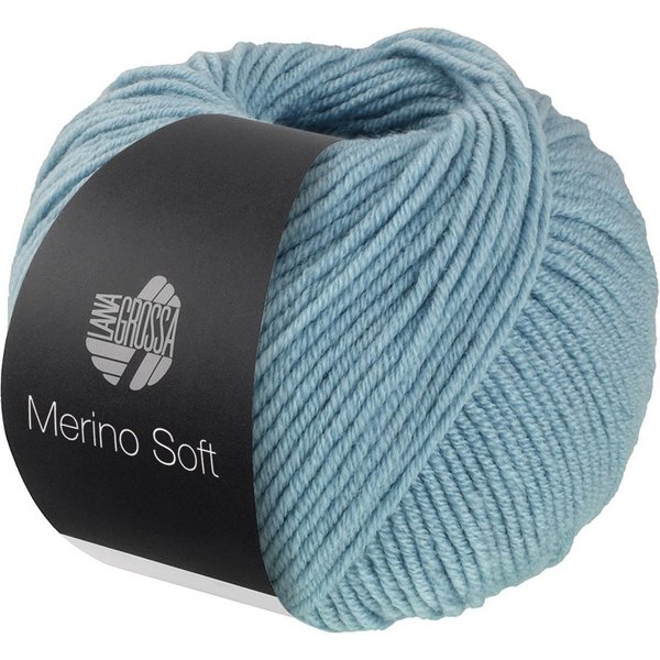 LANA GROSSA MERINO SOFT Wolle Häkelwolle, 125 m (Weiches Mischgarn aus Merinowolle und Mikrofaser), 50 g