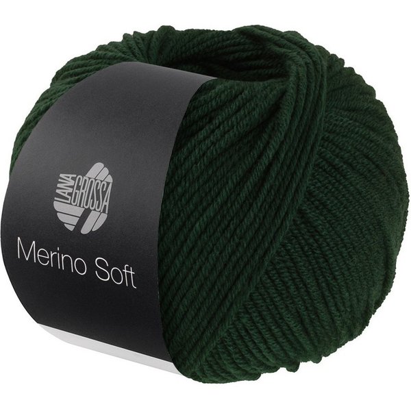 LANA GROSSA MERINO SOFT Wolle Häkelwolle, 125 m (Weiches Mischgarn aus Merinowolle und Mikrofaser), 50 g