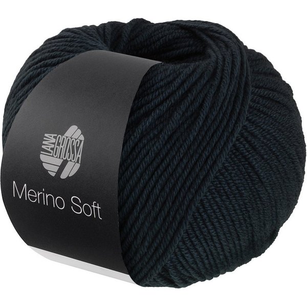 LANA GROSSA MERINO SOFT Wolle Häkelwolle, 125 m (Weiches Mischgarn aus Merinowolle und Mikrofaser), 50 g