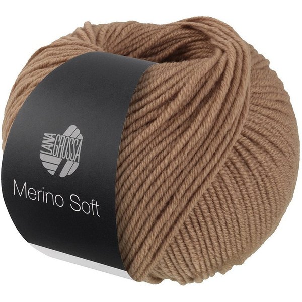 LANA GROSSA MERINO SOFT Wolle Häkelwolle, 125 m (Weiches Mischgarn aus Merinowolle und Mikrofaser), 50 g