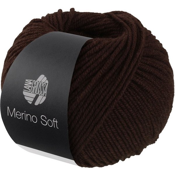 LANA GROSSA MERINO SOFT Wolle Häkelwolle, 125 m (Weiches Mischgarn aus Merinowolle und Mikrofaser), 50 g