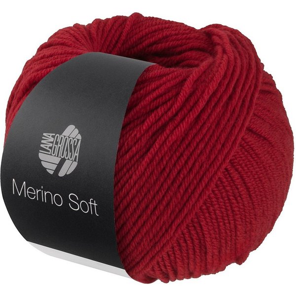 LANA GROSSA MERINO SOFT Wolle Häkelwolle, 125 m (Weiches Mischgarn aus Merinowolle und Mikrofaser), 50 g