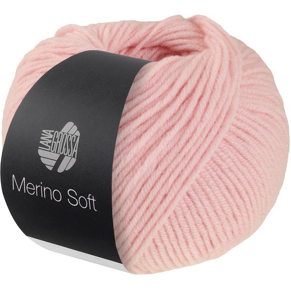 LANA GROSSA MERINO SOFT Wolle Häkelwolle, 125 m (Weiches Mischgarn aus Merinowolle und Mikrofaser), 50 g