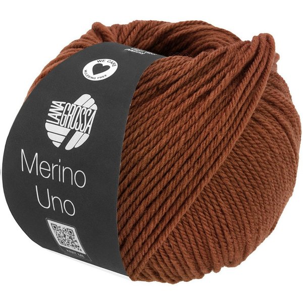 LANA GROSSA MERINO UNO Häkelwolle, 125 m (Extrafeine Merinowolle mit Superwash-Ausrüstung), 50 g