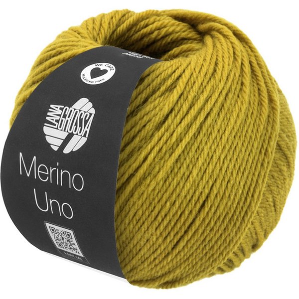 LANA GROSSA MERINO UNO Häkelwolle, 125 m (Extrafeine Merinowolle mit Superwash-Ausrüstung), 50 g