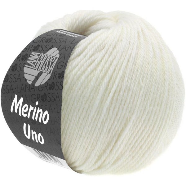LANA GROSSA Merino Uno Häkelwolle, 125 m
