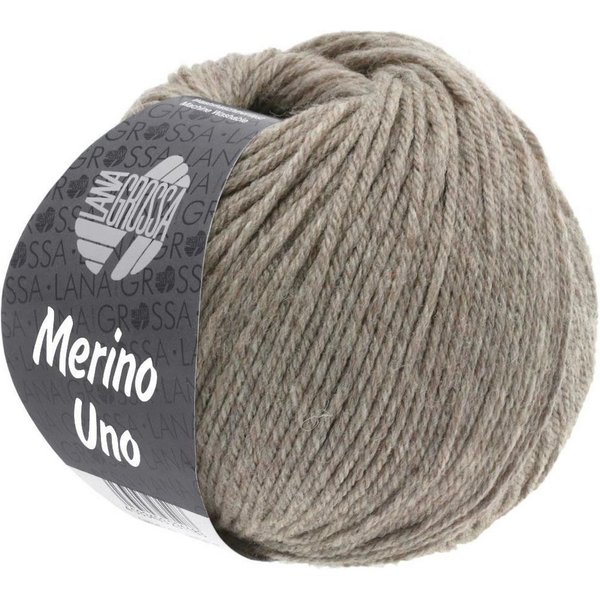 LANA GROSSA Merino Uno Häkelwolle, 125 m