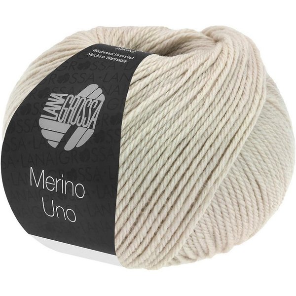 LANA GROSSA Merino Uno Häkelwolle, 125 m