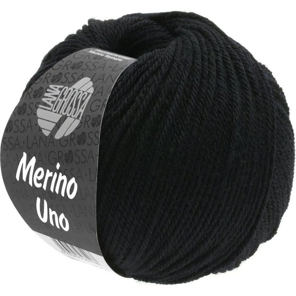 LANA GROSSA Merino Uno Häkelwolle, 125 m