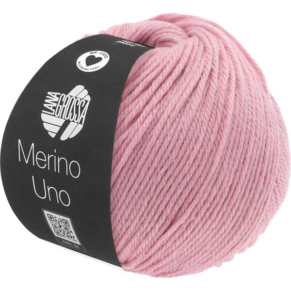 LANA GROSSA MERINO UNO Häkelwolle, 125 m (Extrafeine Merinowolle mit Superwash-Ausrüstung), 50 g