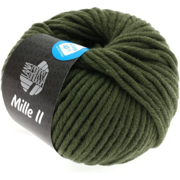 LANA GROSSA Mille II Häkelwolle, 55 m