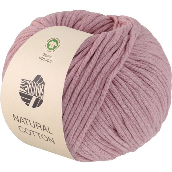 LANA GROSSA NATURAL COTTON Häkelwolle, 80 m (Bio-Baumwollgarn in Millefili-Zwirnung), 50 g