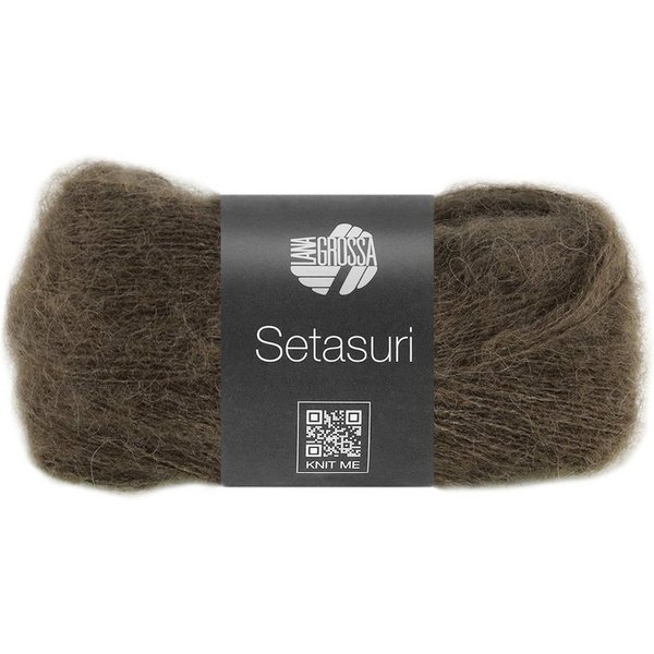 LANA GROSSA SETASURI Häkelwolle, 212 m (Feines Lace-Garn aus Alpaka (Suri) und Seide), 25 g