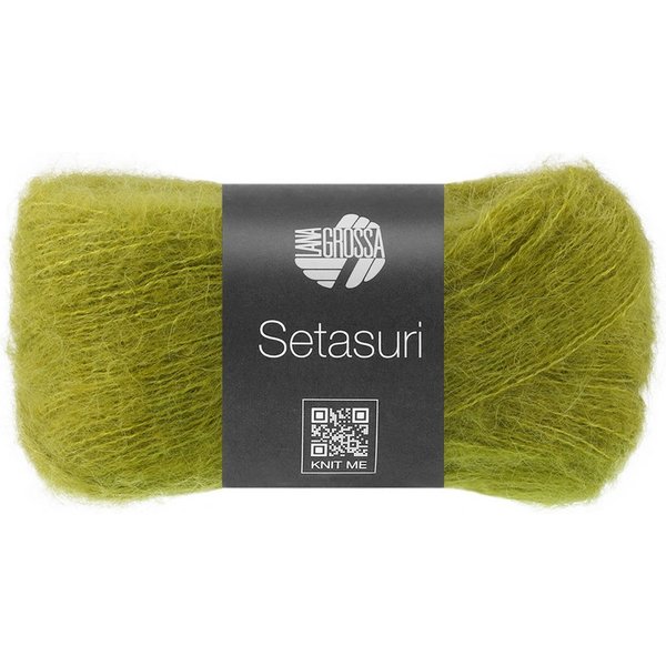 LANA GROSSA SETASURI Häkelwolle, 212 m (Feines Lace-Garn aus Alpaka (Suri) und Seide), 25 g