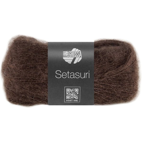 LANA GROSSA SETASURI Häkelwolle, 212 m (Feines Lace-Garn aus Alpaka (Suri) und Seide), 25 g