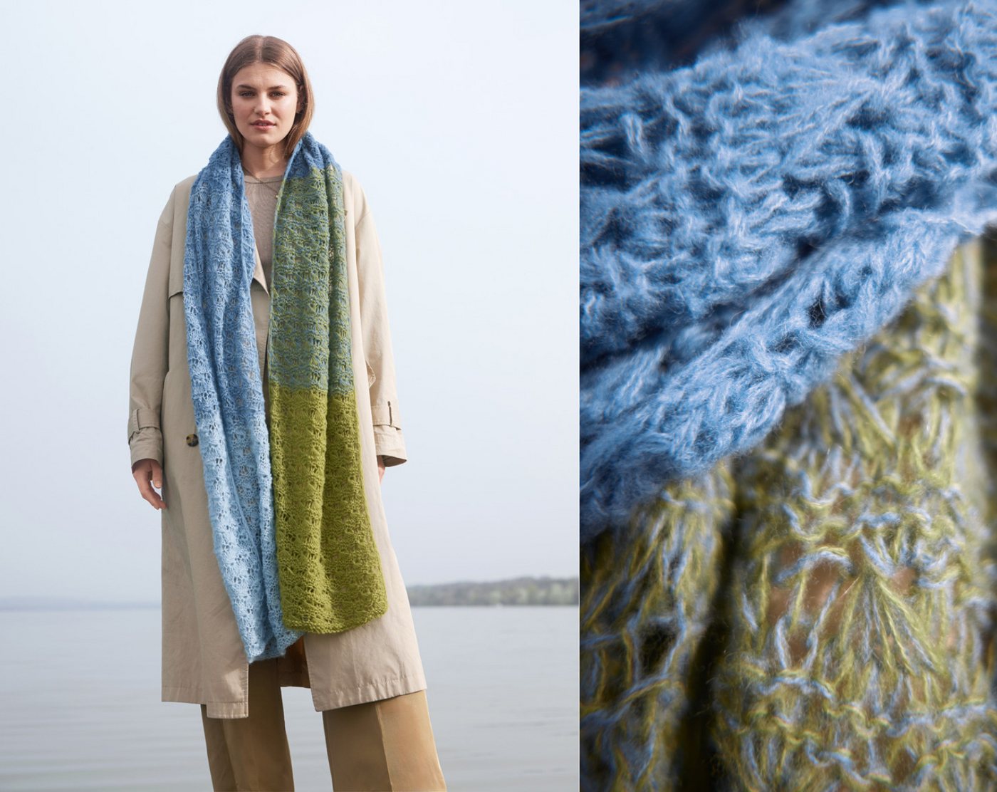 LANA GROSSA SOFFIO Häkelwolle, 215 m (flauschiges Lace-Garn aus Merino- & Baumwolle), 25 g – Bild 3 von 4
