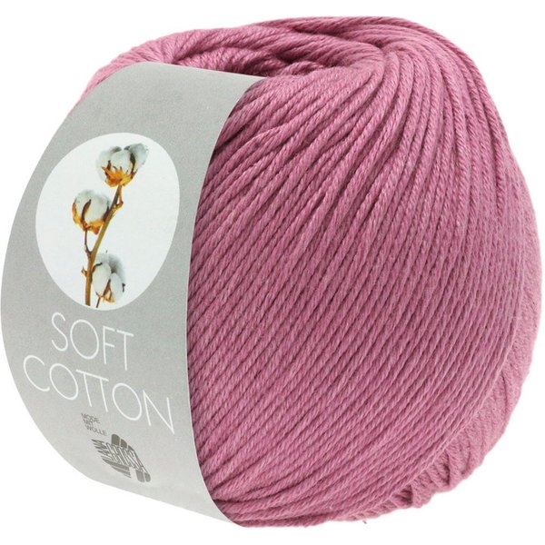 LANA GROSSA SOFT COTTON Häkelwolle, 140 m (weiches, vielseitiges Garn für höchsten Tragekomfort), 50 g