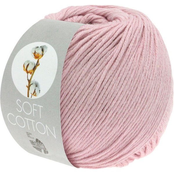 LANA GROSSA SOFT COTTON Häkelwolle, 140 m (weiches, vielseitiges Garn für höchsten Tragekomfort), 50 g