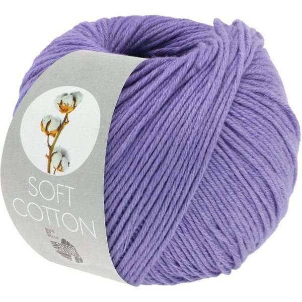 LANA GROSSA Soft Cotton Häkelwolle, 140 m