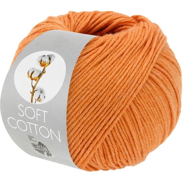 LANA GROSSA SOFT COTTON Häkelwolle, 140 m (weiches, vielseitiges Garn für höchsten Tragekomfort), 50 g