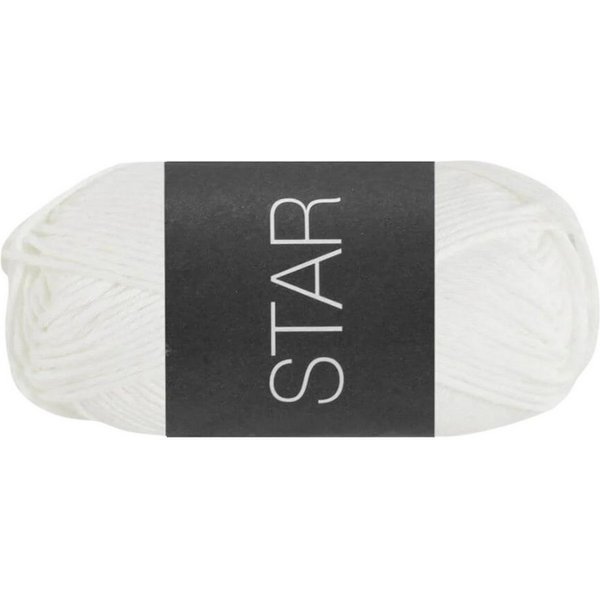 LANA GROSSA STAR Häkelwolle, 90 m (klassisches Topflappengarn aus 100 % Baumwolle), 50 g