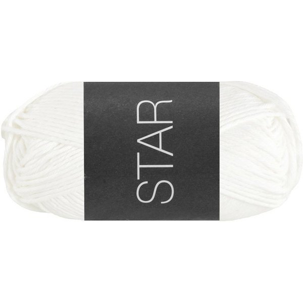LANA GROSSA STAR Häkelwolle, 90 m (klassisches Topflappengarn aus 100 % Baumwolle), 50 g