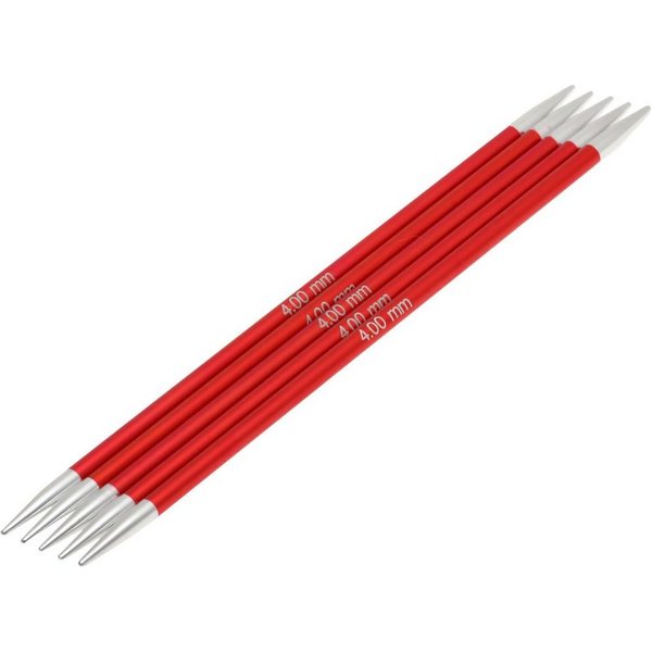 LANA GROSSA Strumpfstricknadeln Knit Pro ZING Nadelspiel Aluminium Rainbow, Stricknadel verschiedene Längen/Größen