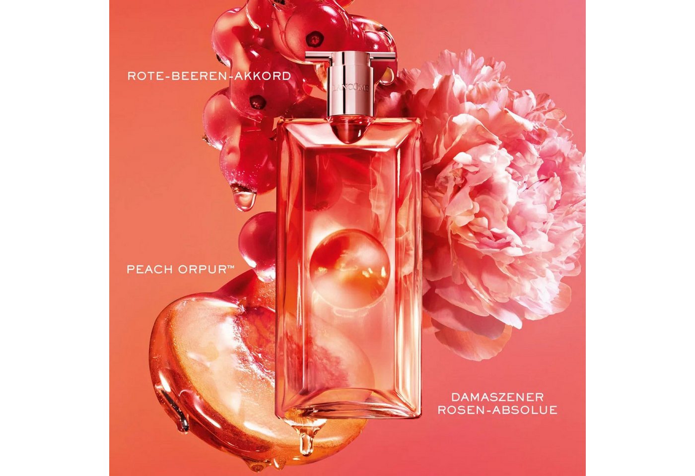 LANCOME Eau de Parfum Idôle Peach'N Roses, Edler Flakon – Bild 3 von 4