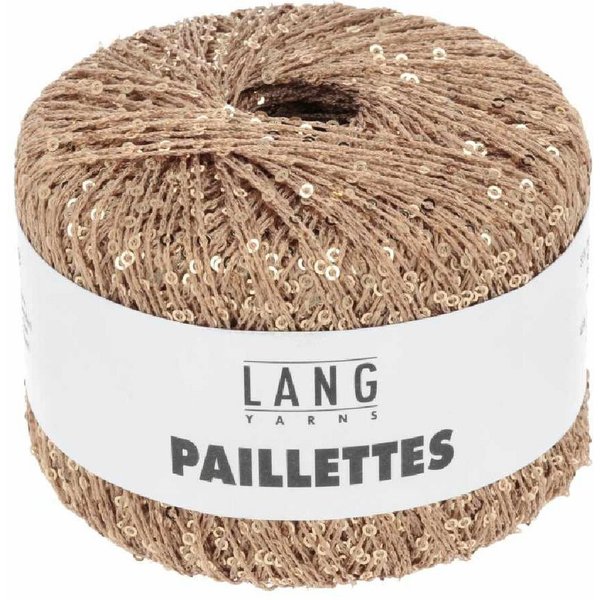 LANG YARNS PAILLETTES Häkelwolle, 112 m (25 Gramm), glänzendes Effektgarn mit Pailletten von Lang Yarns