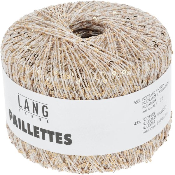 LANG YARNS Paillettes Häkelwolle, 112 m