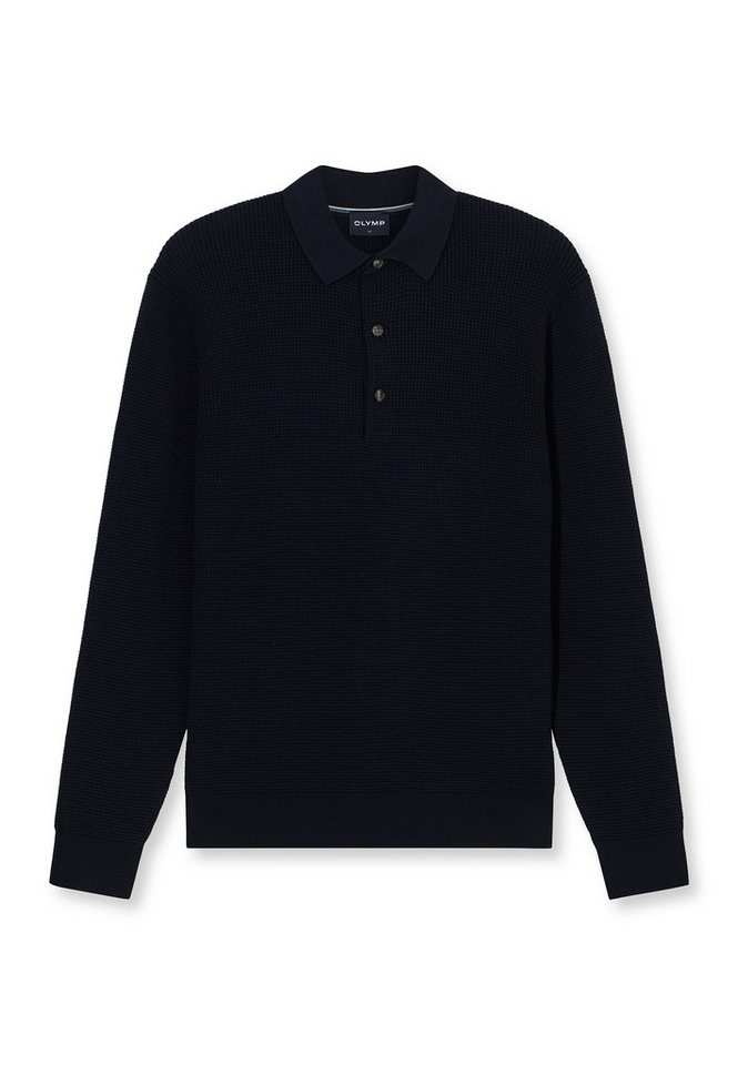 OLYMP Langarm-Poloshirt OLYMP Casual Strick, Polo langarm – Bild 2 von 5