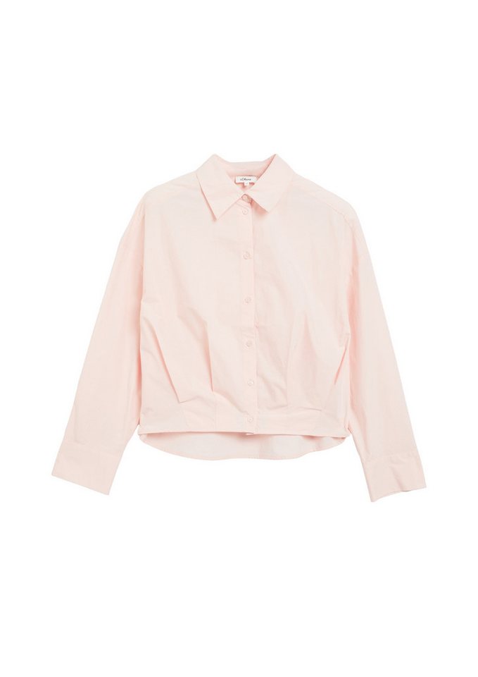 s.Oliver Langarmbluse Bluse s.Oliver x Heidi Klum: Popeline-Bluse im Relaxed Fit – Bild 2 von 5