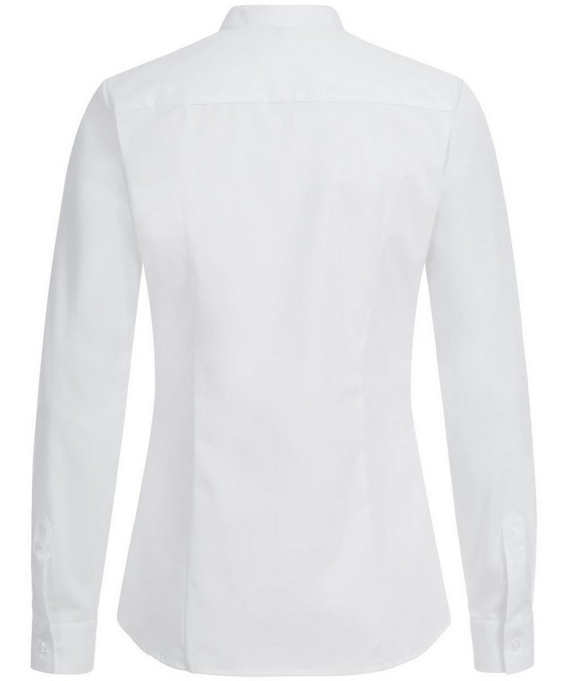 GREIFF Langarmbluse Greiff Corporate Bluse BASIC Damen Stehkragen OEKO TEX® Weiß – Bild 2 von 2
