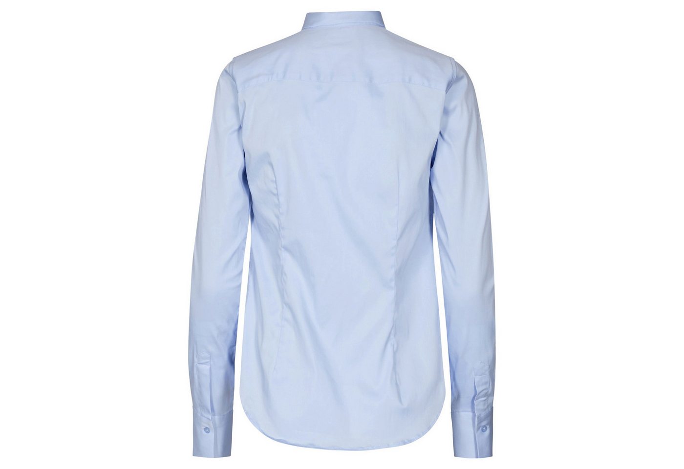 Mos Mosh Langarmbluse MOS MOSH Bluse TILDA mit Baumwolle - Light Blue – Bild 2 von 3