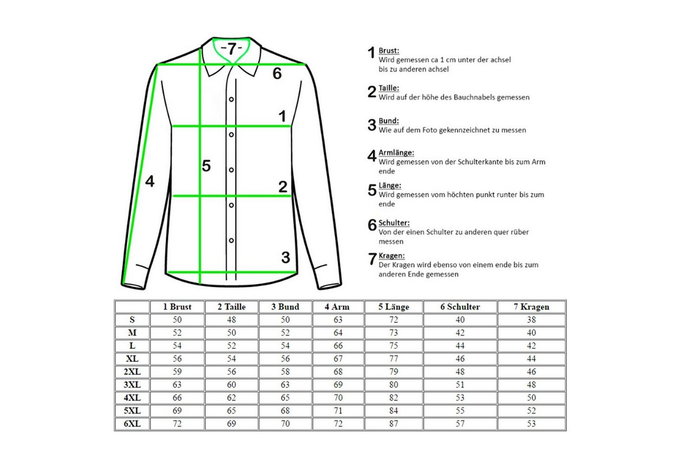 Baxboy Langarmhemd Baxboy Herren Hemd Freizeitshemd Langarm Blumen Casual Shirt – Bild 5 von 5
