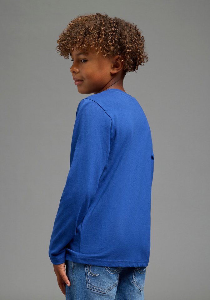 Scout Langarmshirt 3er Packung Shirt mit coolen Sprüche-Prints - NEU von SCOUT (Packung, 3) 3 Langarmshirts mit coolen Drucken: STAY COOL, STAY WILD, STAY CRAZY – Bild 5 von 5