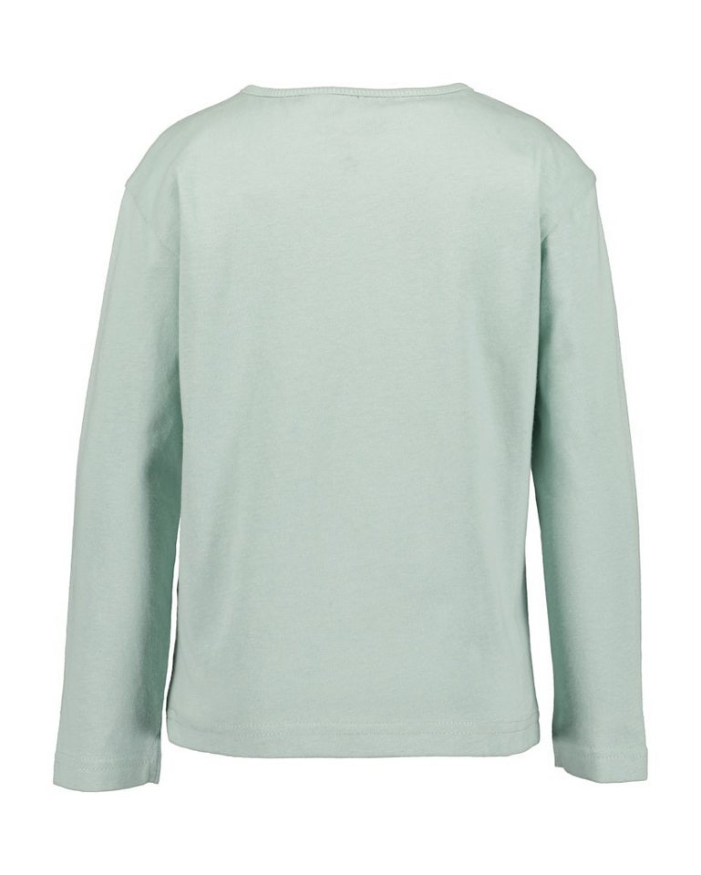 Blue Seven Langarmshirt Blue Seven Mädchen Langarmshirt Kätzchen Gletscher Grün. (1-tlg) – Bild 2 von 2
