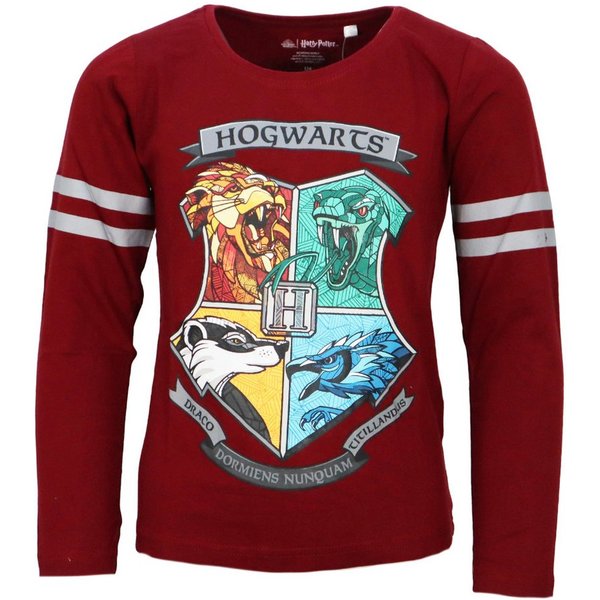 Harry Potter Langarmshirt Harry Potter Hogwarts Gryffindor Jungen langarm T-Shirt